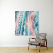 ピンクとブルーの美しい海 タペストリー (インサイチュ(横))