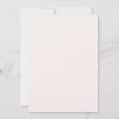 ピンクとブルーの花の枠の結婚式招待状 招待状 (裏面)