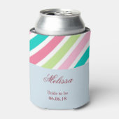 ピンクとブルーの花嫁が登場 缶クーラー (缶正面)