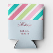 ピンクとブルーの花嫁が登場 缶クーラー (正面)