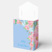 ピンクとブルーの花柄 フェイバーボックス (オープン)