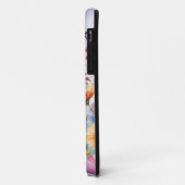 ピンクとブルーの蝶々 iPhone / iPad カバー (裏面/左)