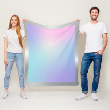 ピンクとブルーグラデーションと銀縁ど色