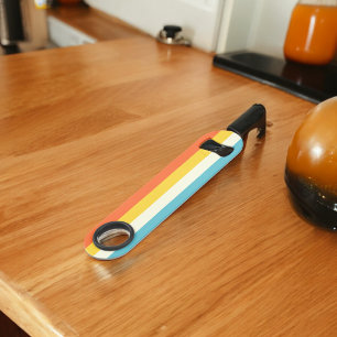 ピンクとブルーシェードストライプ スピード栓抜き