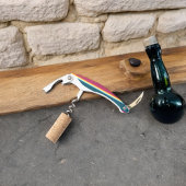 ピンクとブルーシェードストライプ ソムリエナイフ