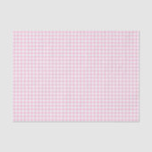 ピンクとホワイトのギンガムチェック 薄葉紙 (正面)