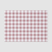 ピンクとホワイトのチェック柄（ローズゴールド） 薄葉紙 (正面)