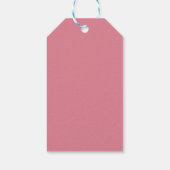 ピンクとホワイトのブライズメイドの独身最後の夜 ギフトタグ (裏面)