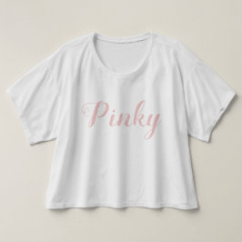 ピンクとホワイトの可愛い色合い Tシャツ