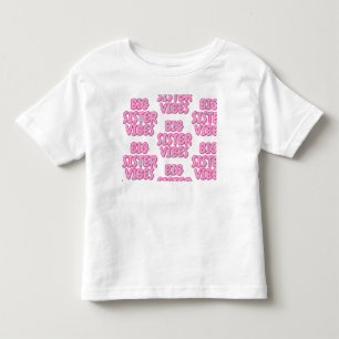 ピンクとホワイトの大きいお姉ちゃんTシャツ トドラーTシャツ