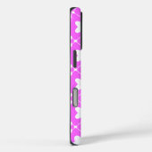 ピンクとホワイトの柄デザイン Case-Mate iPhoneケース (裏面 / 右)