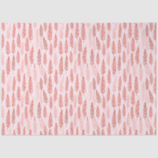 ピンクとホワイトパインの離れクリスマス 薄葉紙 (正面)