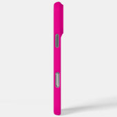 ピンクとホワイト | モダンイニシャルモノグラム Case-Mate iPhoneケース (裏面 / 右)