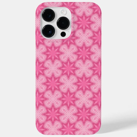 ピンクとホワイト Case-Mate iPhoneケース (裏面)