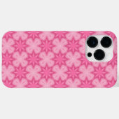 ピンクとホワイト Case-Mate iPhoneケース (裏面 (横))