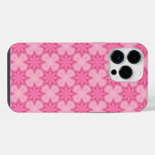 ピンクとホワイト iPhoneケース (裏面横)