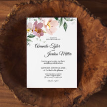 ピンクとマーブのヴィンテージ結婚フローラ