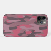 ピンクとマーブルのカモフラージュ抽象画 Case-Mate iPhoneケース (裏面(横))