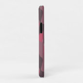 ピンクとマーブルのカモフラージュ抽象画 Case-Mate iPhoneケース (裏面/右)