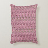ピンクとマーブ アクセントクッション (正面(垂直))