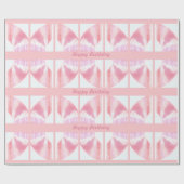 ピンクとマーブ ラッピングペーパー (フラット)