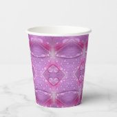 ピンクとマーブ 紙コップ (裏面)