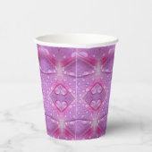 ピンクとマーブ 紙コップ (右)