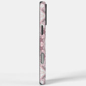 ピンクとミントの曼荼羅柄デザイン Case-Mate iPhoneケース (裏面 / 右)