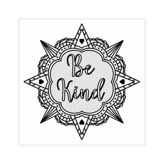 ピンクとミントグリーン優しい ラバースタンプ (インプリント)