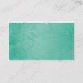 ピンクとミント結婚フローラのテーブル番号 プレイスカード (裏面)