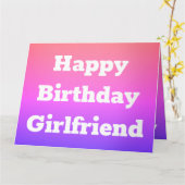 ピンクとメイブデザイガーリーナー カード (黄色い花)