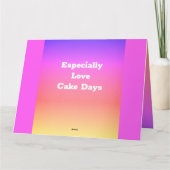 ピンクとメイブデザイガーリーナー カード (裏面)