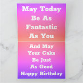 ピンクとメイブデザイガーリーナー カード (内部)