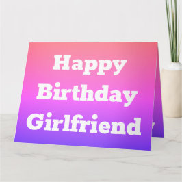 ピンクとメイブデザイガーリーナー カード