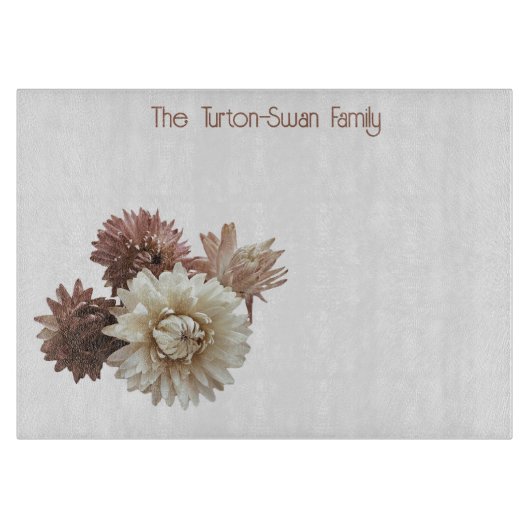 ピンクとメイヴのイチゴ カッティングボード (正面)