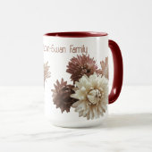 ピンクとメイヴのイチゴ マグカップ (正面右)