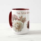 ピンクとメイヴのイチゴ マグカップ (正面左)