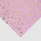 ピンクとメタリックの金ゴールド紙吹雪 薄葉紙 (詳細)