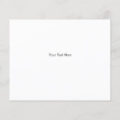 ピンクとモダン金ゴールドの水玉模様パターン チラシ (裏面)