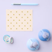 ピンクとモダン金ゴールドの水玉模様パターン チラシ (シングル)