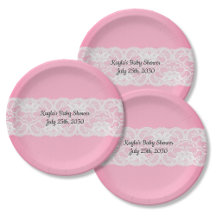 ピンクとレースの赤ちゃんシャワー