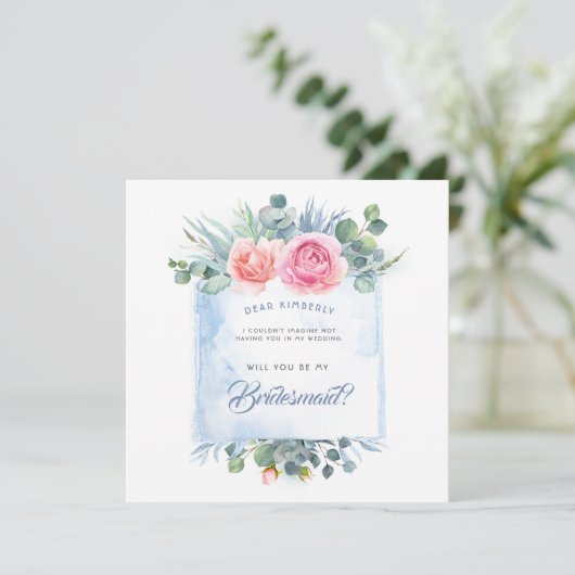 ピンクと埃の多い青が私の花嫁になる 招待状 (スタンド正面)