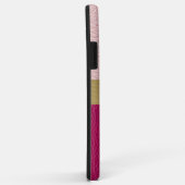 ピンクと明るい赤紫色 パーソナライズされた Case-Mate iPhoneケース (裏面/右)