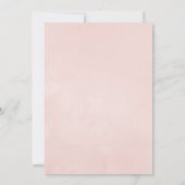 ピンクと木炭のフローラバーチャルシャワー 招待状 (裏面)