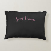 ピンクと木炭の甘い夢 アクセントクッション (裏面)