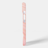 ピンクと桃のらせん状、花と花飾り Case-Mate iPhoneケース (裏面 / 左)