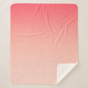 ピンクと桃のグラデーションの背景 シェルパブランケット