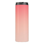 ピンクと桃のグラデーションの背景 タンブラー (裏面)