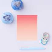 ピンクと桃のグラデーションの背景 チラシ (シングル)