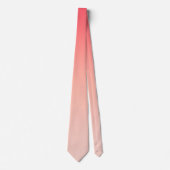 ピンクと桃のグラデーションの背景 ネクタイ (正面)